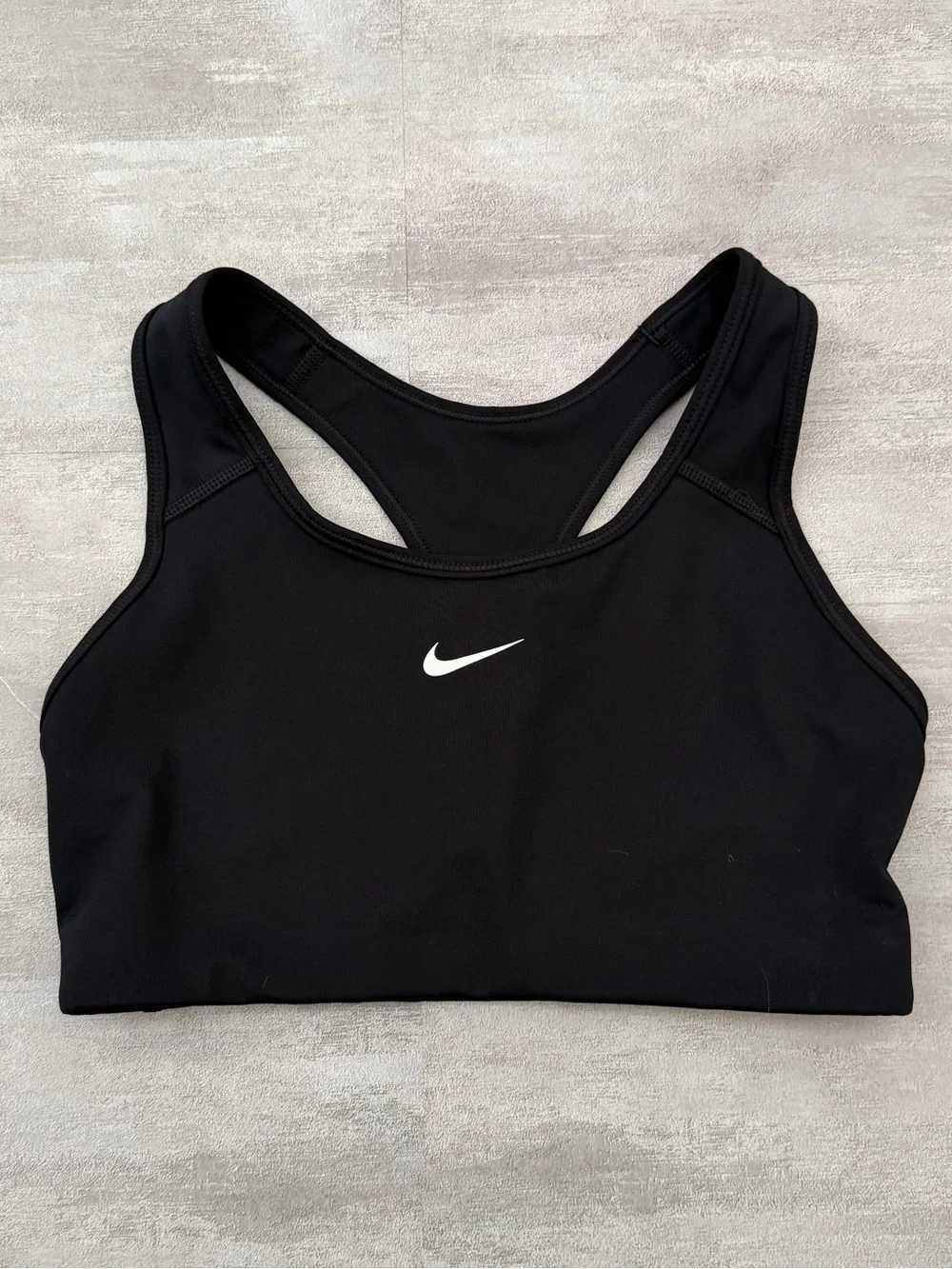 Nike | Black Swoosh Dri-Fit Sports Bra - Size M